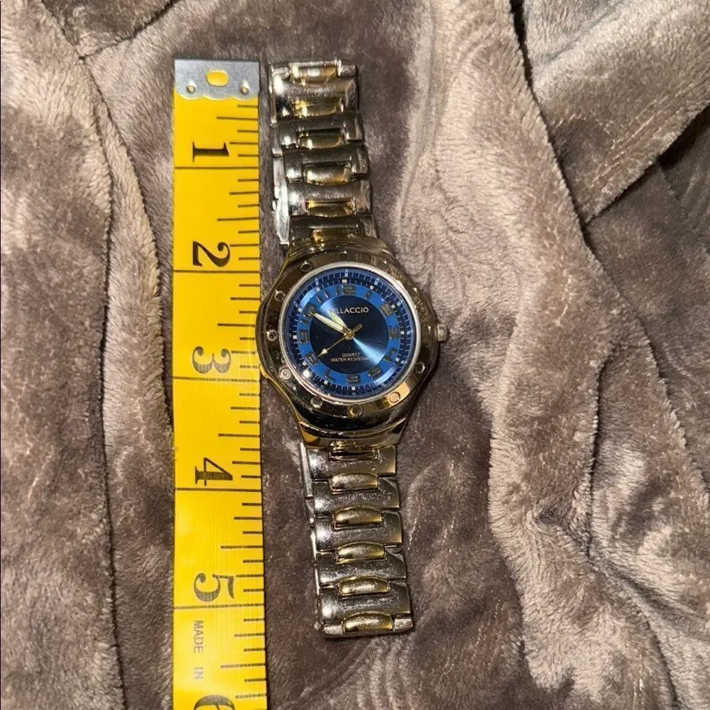 Vellaccio Silver Blue Watch